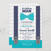 Einladung der kleinen Babydusche (Vorne/Hinten)