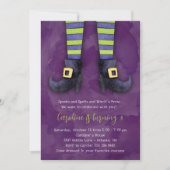 Einladung der kleinen Hexengeburt (Vorderseite)