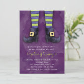 Einladung der kleinen Hexengeburt (Stehend Vorderseite)