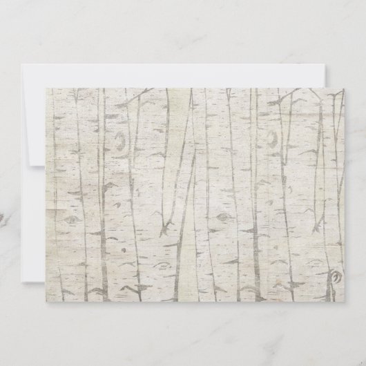 Einladung der kleinen Hirschblütendusche (Rückseite)