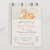 Einladung der kleinen Hirschschwanzdusche (Vorne/Hinten)