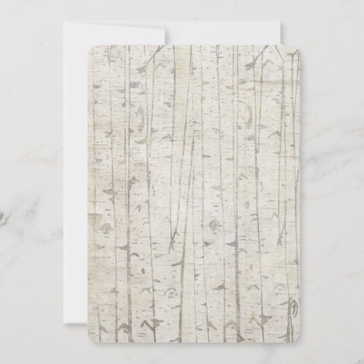 Einladung der kleinen Hirschschwanzdusche (Rückseite)