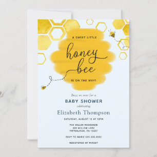 Einladung der kleinen Honey Bee Boy Baby Dusche