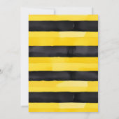 Einladung der kleinen Honey Bee Teddy Bear Baby Du (Rückseite)