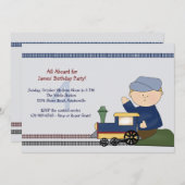 Einladung der kleinen Ingenieurin zum Geburtstag (Vorne/Hinten)