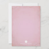 Einladung der kleinen Kürbiskinderdusche, Mädchen (Rückseite)