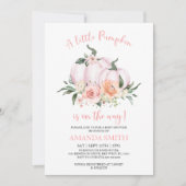 Einladung der kleinen Pumpkin Baby Dusche (Vorderseite)