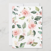 Einladung der kleinen Pumpkin Baby Dusche (Rückseite)