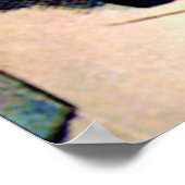 Einladung der Königin des Herzens in Wunderland Poster (Ecke)