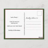 Einladung der Krabbenfische zum Kochen Postkarte (Rückseite)