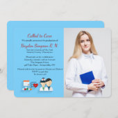 Einladung der Krankenpflegerakademie Foto (Vorne/Hinten)