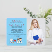 Einladung der Krankenpflegerakademie Foto (Stehend Vorderseite)