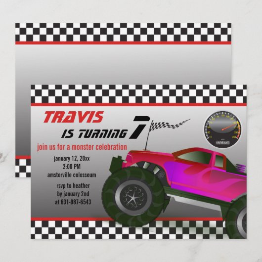 Einladung der Kundgebung Monster (Vorne/Hinten)