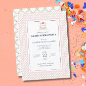 Einladung der Künstlerin Monogram Graduation Party