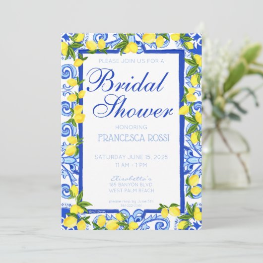 Einladung der Küste von Amalfi (Stehend Vorderseite)