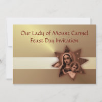 Einladung der Lady of Mount Carmel Fest Day
