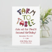 Einladung der Landwirte zum Tisch - Thema des Agra (Stehend Vorderseite)