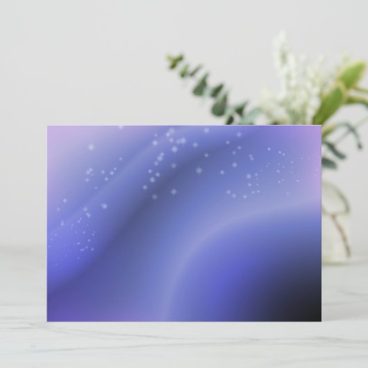 Einladung der Lavendelstars (Stehend Vorderseite)