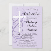 Einladung der Lavendelwirbelkreuzung (Vorderseite)