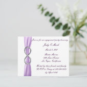 Einladung der "Lavender Infinity Engagement Party" (Stehend Vorderseite)