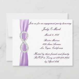 Einladung der "Lavender Infinity Engagement Party"