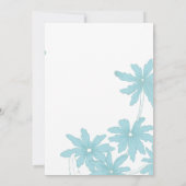 Einladung der Light Blue Daisies Graduation Party (Rückseite)