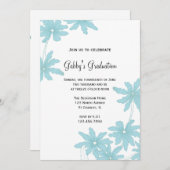 Einladung der Light Blue Daisies Graduation Party (Vorne/Hinten)