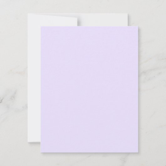 Einladung der lila Abstrakten floralen Interesseng (Rückseite)