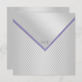 EINLADUNG DER LILA TRIM-SCHEIBE (Vorne/Hinten)