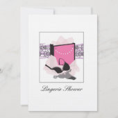 Einladung der Lingerie-Dusche (Vorderseite)