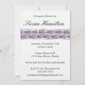 Einladung der Lingerie-Dusche (Rückseite)