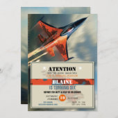 Einladung der Luftwaffe zum Geburtstag (Vorne/Hinten)