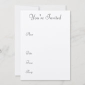 Einladung der Mädchen (Rückseite)