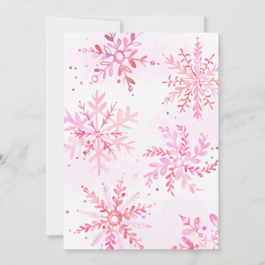 Einladung der Mädchen zum Geburtstag (Rückseite)