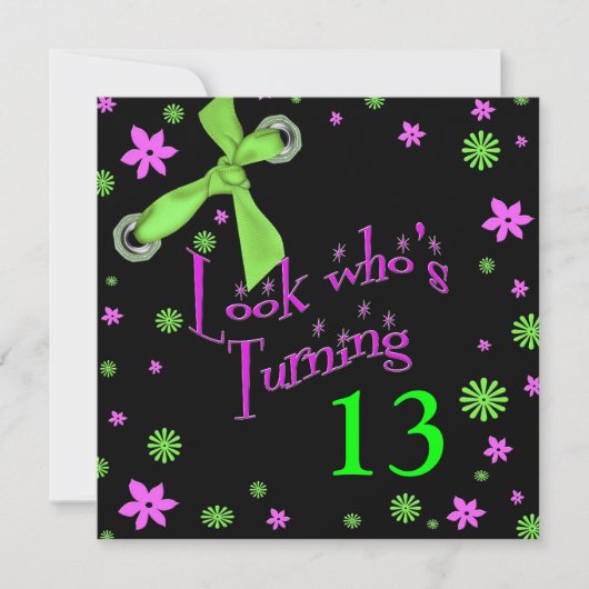 Einladung der Mädchen zum Geburtstag, INSERT AGE,  (Vorderseite)