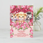 Einladung der Mädchendusche (Stehend Vorderseite)