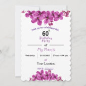 Einladung der Mama zum Geburtstag (Vorderseite)