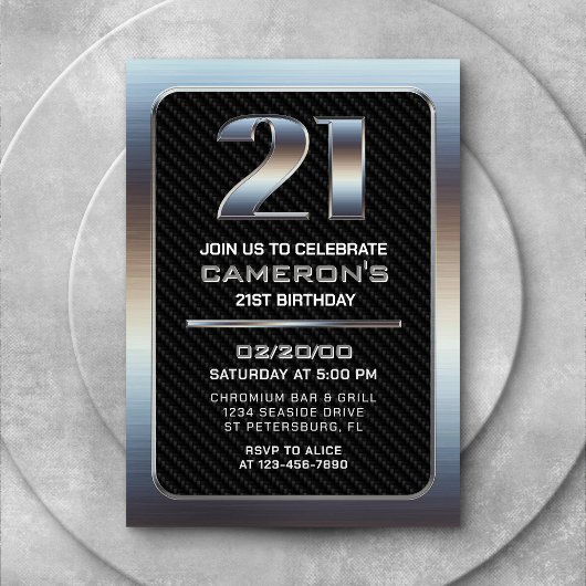 Einladung der Männer zum 21. Geburtstag