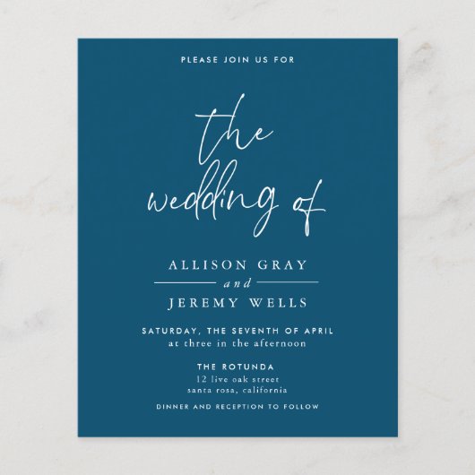 Einladung der Marine Flyer (Vorne)