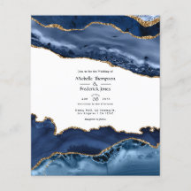 Einladung der Marine und der Gold Agate zum Hochze
