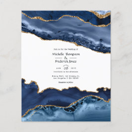 Einladung der Marine und der Gold Agate zum Hochze Flyer