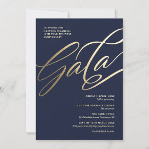 Einladung der Marine und der Gold Gala