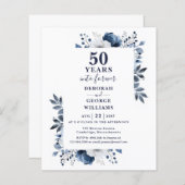 Einladung der Marine zum 50. Hochzeitstag (Vorne/Hinten)