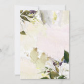 Einladung der Marsala Oil Typografy Engagement Par (Rückseite)