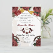 Einladung der mexikanischen Charra (Stehend Vorderseite)