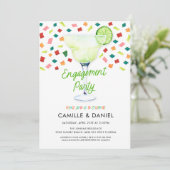 Einladung der mexikanischen Fiesta-Engagement-Part (Stehend Vorderseite)