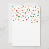 Einladung der mexikanischen Fiesta-Engagement-Part (Rückseite)