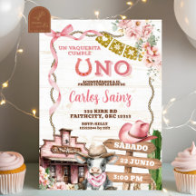 Einladung der mexikanischen Girl Uno