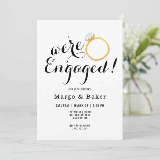 Einladung der Minimalistischen Bewerbungspartei (Stehend Vorderseite)