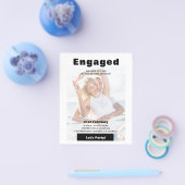 Einladung der Minimalistischen Foto Overlay-Engage Flyer (Einzeln)
